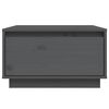 vidaXL Mesa de centro 55x56x32 cm pinho maciço cinza