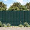 vidaXL 4 pcs pain&eacute;is privacidade p/ jardim 35x0,19 m PVC verde fosco