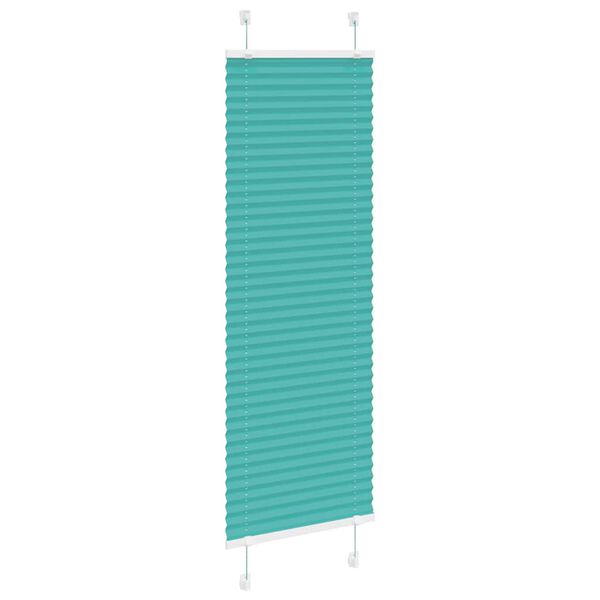 vidaXL Gasolina verde Plissada Cega 40x150 cm Largura Tecido 39,4 cm