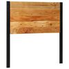 vidaXL Cabeceira de cama 100 cm madeira de ac&aacute;cia maci&ccedil;a/ferro