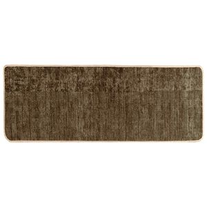 vidaXL Passadeira MARSA Verde Floresta 80 x 200 cm Poli&eacute;ster e PVC