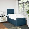 vidaXL Cama boxspring com colch&atilde;o 80x200 cm veludo azul