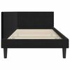 vidaXL Estrutura de Cama de Canto Preto 100 cm x 200 cm Veludo