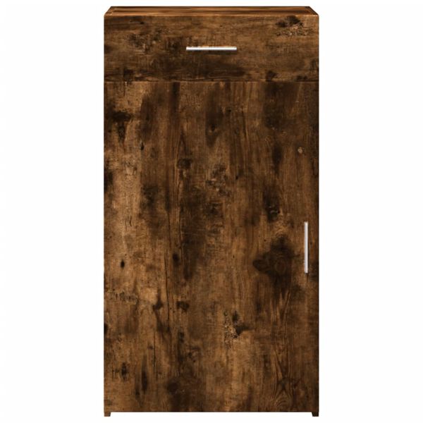 vidaXL Aparador 50x42,5x93 cm derivados de madeira carvalho fumado