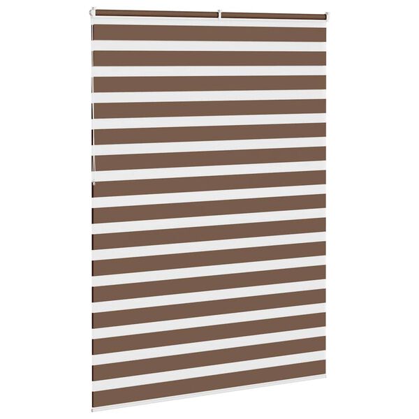 vidaXL Cortina de zebra 160x230 cm largura do tecido 155,9cm poli&eacute;ster