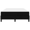 vidaXL Cama Box com colch&atilde;o Preto 120 x 200 cm tecido