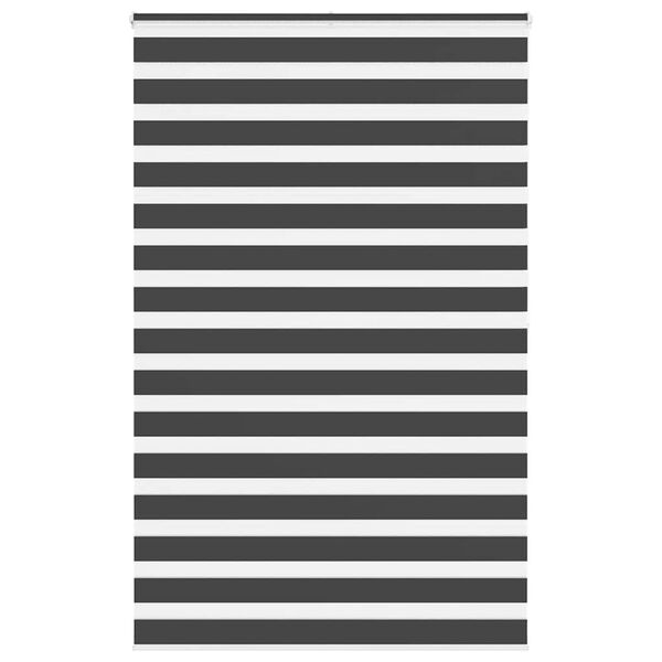 vidaXL Cortina de zebra 150x200 cm largura do tecido 145,9cm poli&eacute;ster