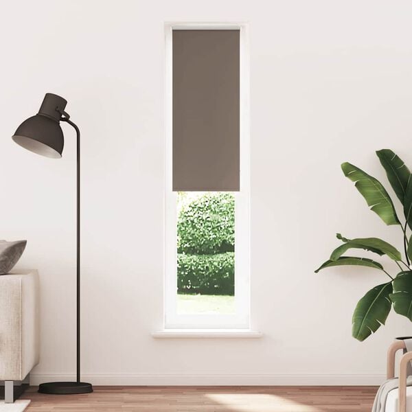 vidaXL Persiana de enrolar 50x230 cm largura tecido 45,7 cm poli&eacute;ster