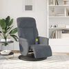 vidaXL Cadeira de Massagem Recliner Cinza Escuro 91 x 71 x 105 cm