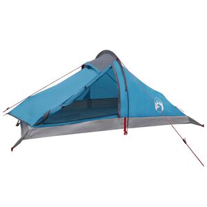 vidaXL Barraca para Caminhadas 4 pessoa Azul