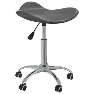 vidaXL Cadeira de escrit&oacute;rio couro artificial cinzento