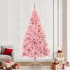 vidaXL Árvore de Natal Artificial Pré-iluminada Rosa 240 cm PVC