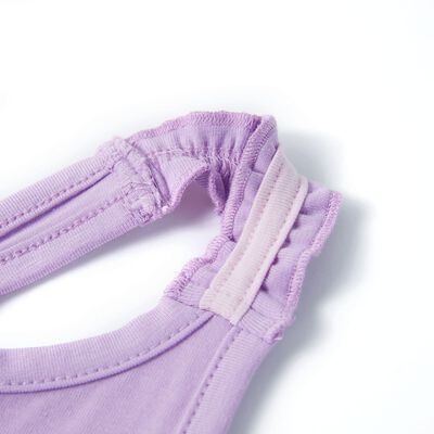 T-shirt de alças para criança lilás 92