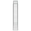 vidaXL Cestos gabi&atilde;o arqueados 13 pcs 200x50x220/240 ferro galvanizado