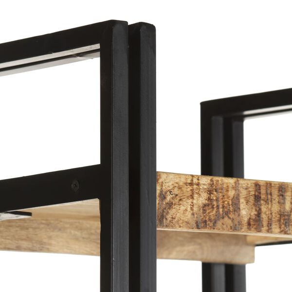 vidaXL Estante c/ 5 prateleiras 40x30x180 cm madeira mangueira maci&ccedil;a