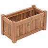 vidaXL Vaso/floreira 50x25x25 cm madeira de teca maci&ccedil;a