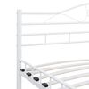vidaXL Estrutura de cama metal 140x200 cm branco