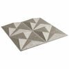 vidaXL Pain&eacute;is de parede 48 pcs Beton Origami 50 x 50 cm Espuma XPS