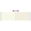 vidaXL Toldo lateral retr&aacute;til de p&aacute;tio 180x600 cm cor creme