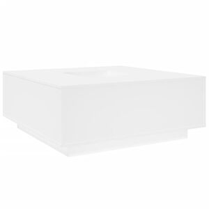 vidaXL Mesa de centro 100x100x40 cm derivados de madeira branco