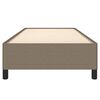 vidaXL Estrutura de cama sem colch&atilde;o 80x200 cm tecido cinzento