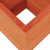 vidaXL Vaso/floreira de jardim 40x40x46 cm pinho maci&ccedil;o castanho-mel