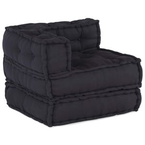 vidaXL Unidade de Sof&aacute; Modular Tecido Antracite 210 x 70 x 56 cm