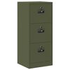 vidaXL Arm&aacute;rio de Arquivo com gaveta Verde Oliva 45,5 x 42 x 106,5 cm