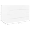 vidaXL Arm&aacute;rio lavat&oacute;rio 80x38,5x48 cm derivados de madeira branco