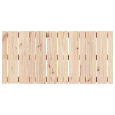 vidaXL Cabeceira de parede 127,5x3x60 cm madeira de pinho maciça