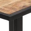 vidaXL Mesa de jantar 140 cm madeira de mangueira &aacute;spera