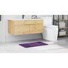 vidaXL Tapete de Banho Antiderrapante Roxo 50 x 80 cm PP