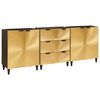 vidaXL Conjunto de Buffets 3 unid. 180 x 33 x 75 cm