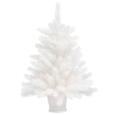 vidaXL Árvore Natal artificial pré-iluminada 65 cm branco