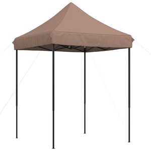 vidaXL Tenda de Festa 200 x 200 x 306 cm Castanho Tecido Oxford