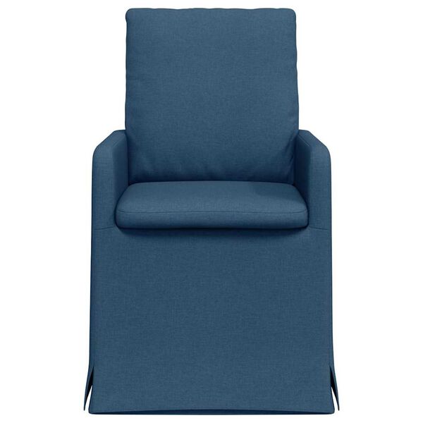 vidaXL Cadeiras de Jantar 2 pcs Azul 57 x 67 x 98 cm tecido