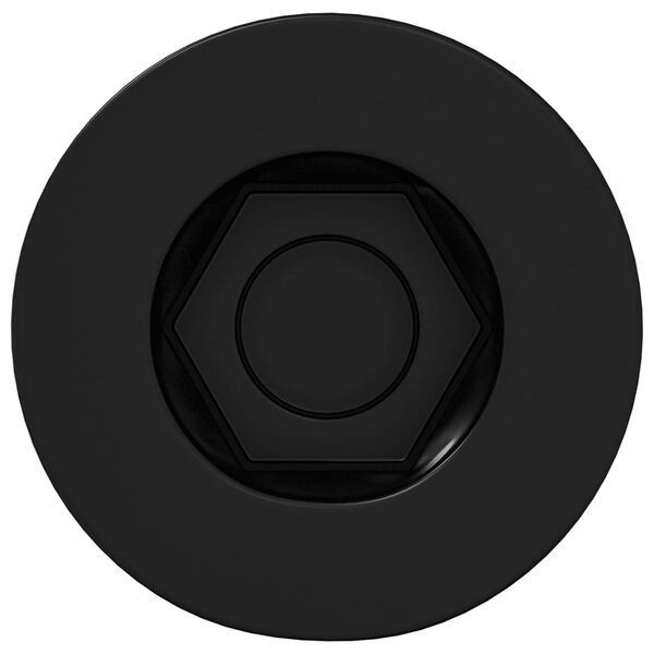 vidaXL Parafuso de Cabe&ccedil;a de Tampa Socket 2 pcs Preto 7 x 40 mm Ferro