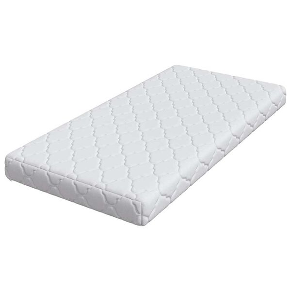 vidaXL Colchão com Camada de Coco Branco 120 x 60 cm Espuma PU