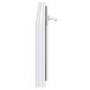 vidaXL Janela de porão RISOR 100x40 cm basculante 3 vidros branco
