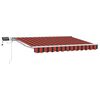 vidaXL Estrutura de Toldo Manual com LEDs 3 x 2,5 m