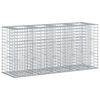 vidaXL Cama elevada de gabi&atilde;o 170 x 50 x 80 cm A&ccedil;o Galvanizado