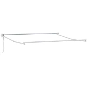 vidaXL Electric Awning Frame 3 x 2,5 m Branco