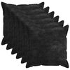 vidaXL Capa almofada 6 unid. HOUTEN Antracite 60 x 60 cm