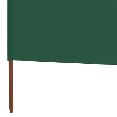 vidaXL Para-vento com 6 painéis em tecido 800x160 cm verde