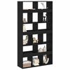 vidaXL Gabinete de Livros 2 pcs Carvalho Preto 100 x 33 x 93.75 cm