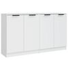 vidaXL Aparadores 2 pcs 60x30x70 cm derivados de madeira branco