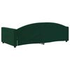 vidaXL Sof&aacute;-cama 100x200 cm veludo verde-escuro