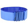 vidaXL Piscina para c&atilde;es dobr&aacute;vel 300x40 cm PVC azul