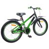 vidaXL Bicicleta Infantil 22 Polegadas para 7-12 anos Azul Preto