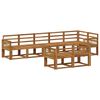 vidaXL Conjunto de Sof&aacute;s para Exterior 8 pcs Natural